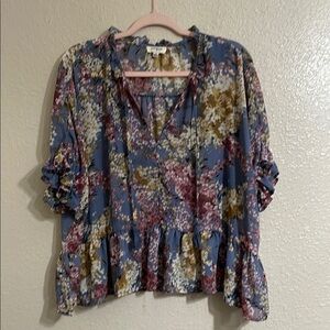 Umgee floral boho top